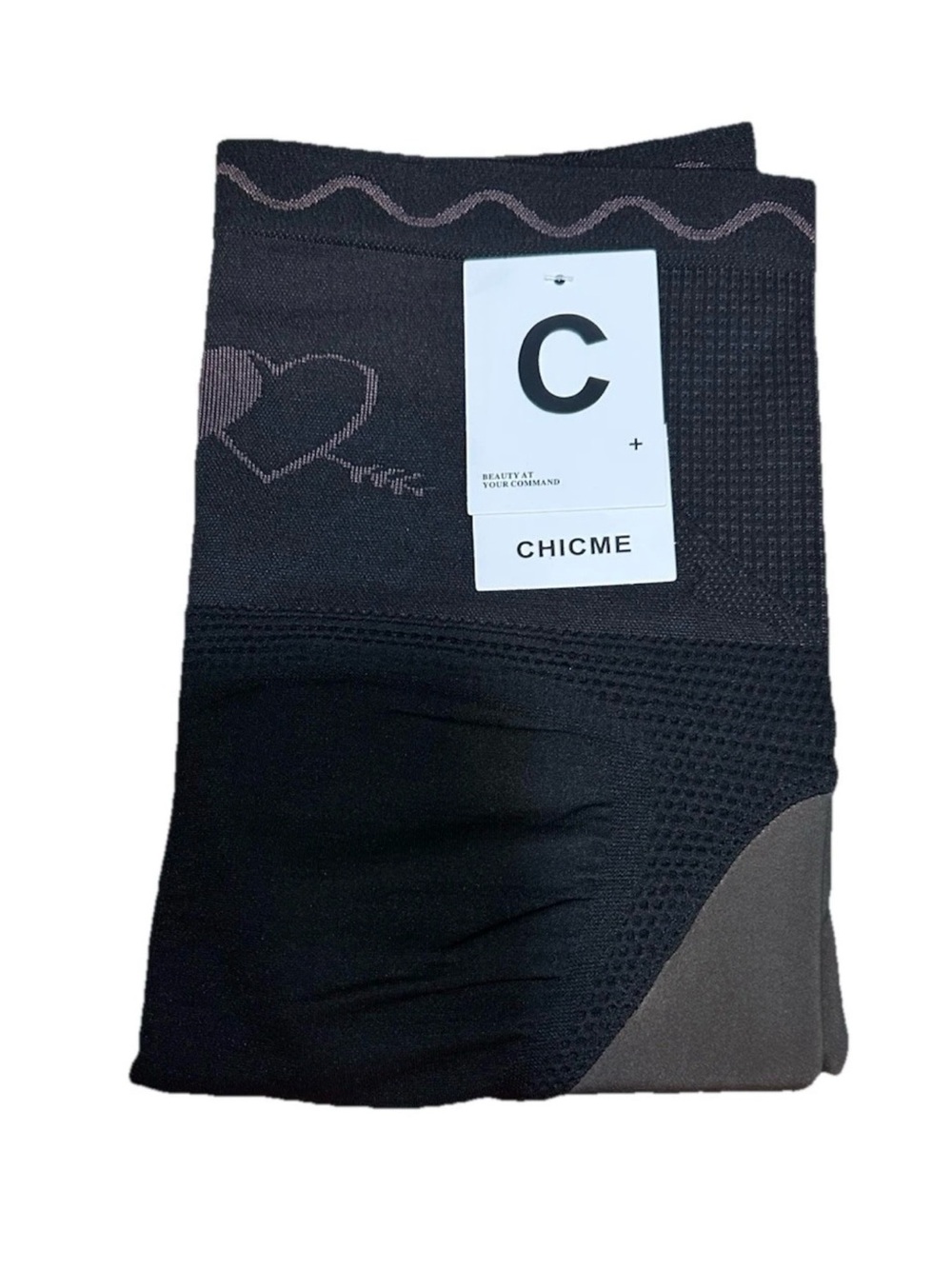 CHICME Women’s Size L High Waist Butt Lifting Thermal Leggings NWT